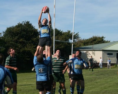 St. Clears lineout