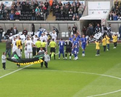 Swansea City v Leicester October 2010