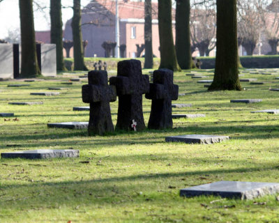Langemarck German Graves and Crosses