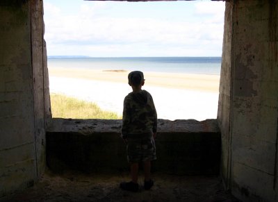 Looking out over Utah Beach.