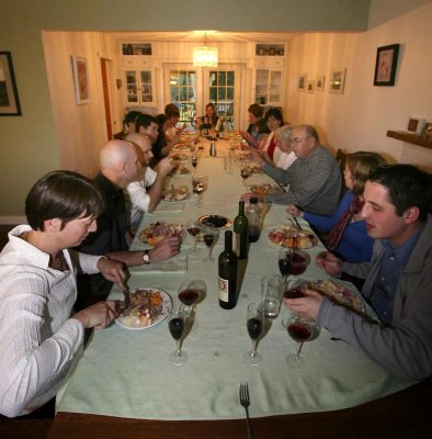Eighteen diners