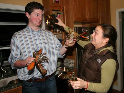 lobster fight
