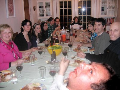 the dinner table