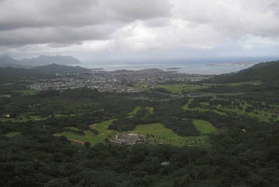 View from Pali toward Kailua