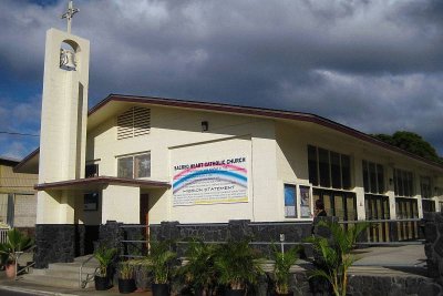 Sacred Heart church Waianae HI