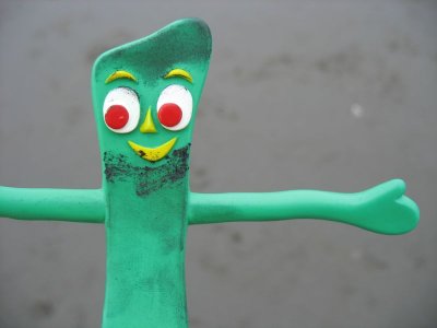 Gumby in war paint