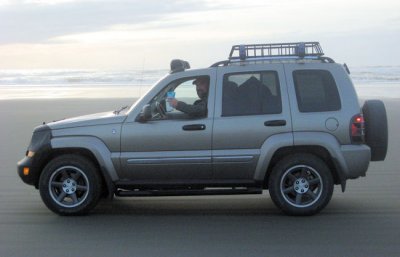 Driving on Beach in Ocean Shores