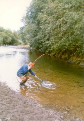 Ted on the Quilcene 1990