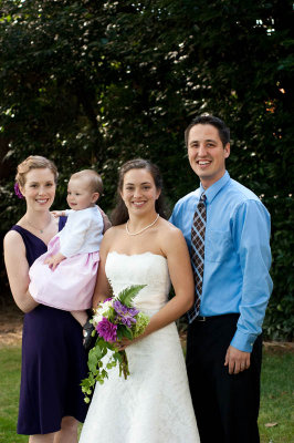 Maria with her sister Stephanie, brother in law Eric and niece Josie