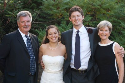 Newlyweds and Kyle's parents