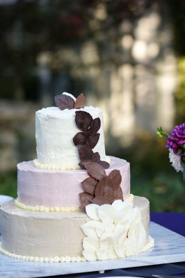 Home made wedding cake