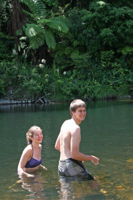 Swim in the Tairua River