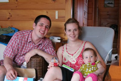 The Yosts on Christmas eve