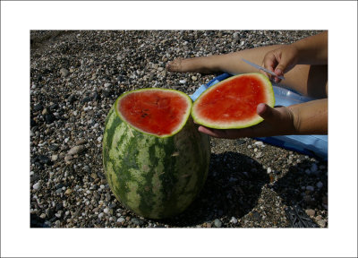 Water melon lunch