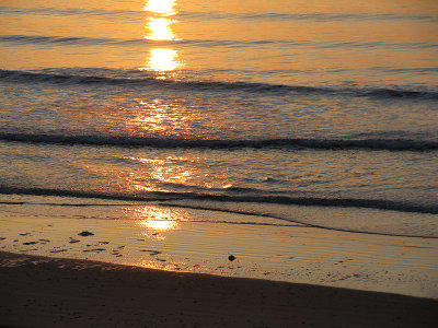 Lev de soleil sur l'atlantique