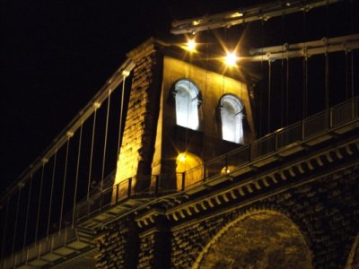 Zoom from under the bridge