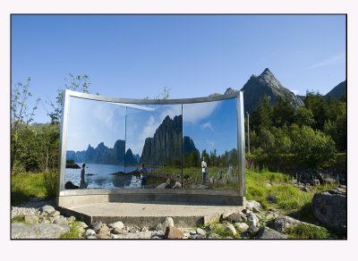 A sculpture in Vgan,the Lofoten islands 2