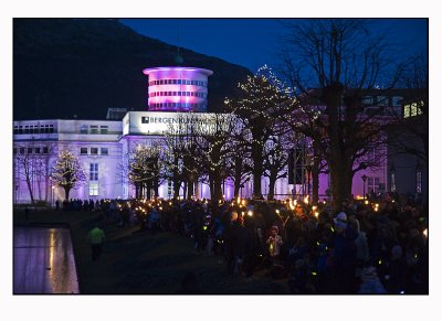 Light festival in Bergen