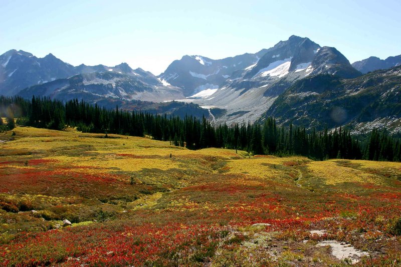  View Toward  Spider Gap  From Cloudy Pass