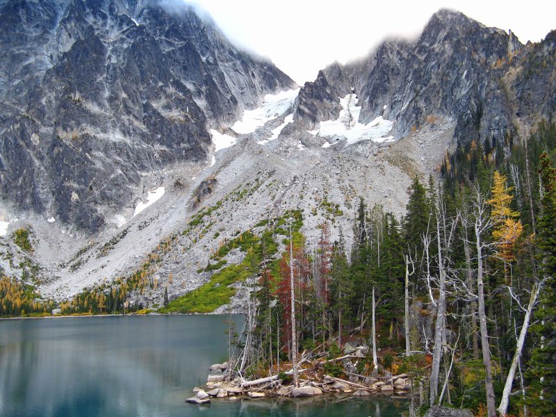 Small Glaciers Above Cochuck Lake IEnchantments 