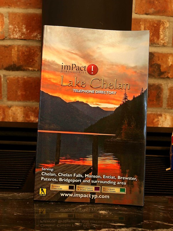 Lake Chelan Phone Book Cover