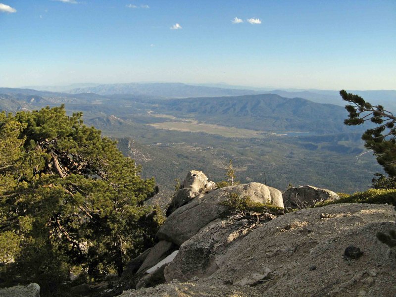 View Toward Helmet Lake From Tahquitz Peak
