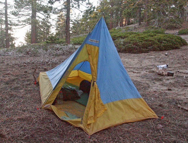 Striders Old Sierra Designs  Starlite Tent  From 1977 PCT Trip