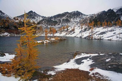  Lower Ice Lake With Larch In Their Fall Foilage