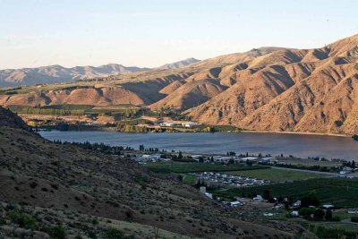 Above Entiat Views Of Columbia  And Orchards