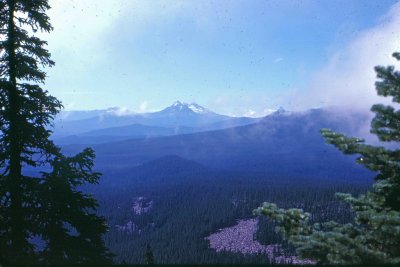  Mt. Jefferson Looking Back South  From PCT, 1977