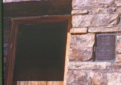  Muir Hut With Bronze Sign, 1977