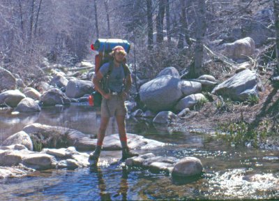 Standing Across  Holcomb Creek , Southern PCT