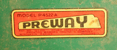 1930's PreWay Label