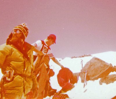 Rick Ridgeway  And Jim Whittaker On Rainier's Summit Rim ( 1981 )