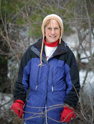 Co-Organizer  Gail Roberts  Helping Out On Course