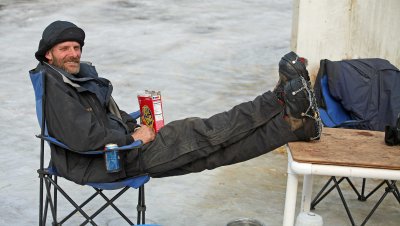 Musher Steve  Carbo Loading Before Big Race