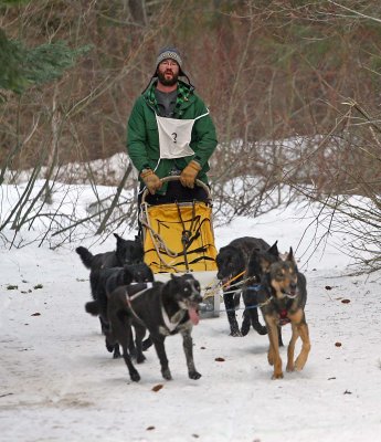 Tired, But Happy Musher At Finish!