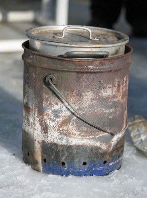 Musher  Alcohol Stove,,, ( Steve And Vickie's Well Used Stove )