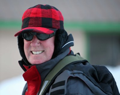 Course Volunteer Ready To Head Out