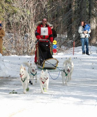 Larry Roxby Coming Across Finish Line