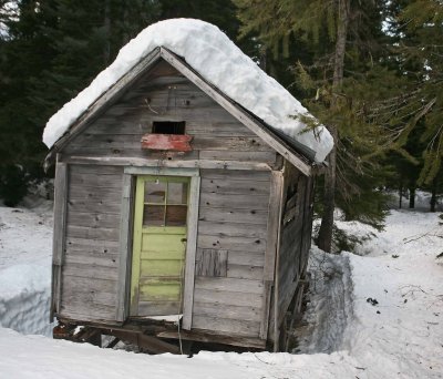 One Of Trinity's Relic Cabins ( From Old Copper Camp Days )