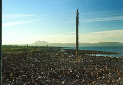 Miles Of Lonely Beach On Sea Of Cortez