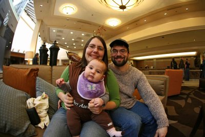 Thru-Hikers  Belcher And Navgator  WIth Their New Family Member