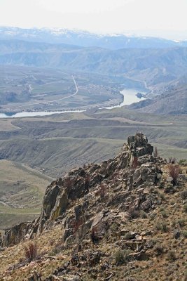 Columbia River View From Chelan Butte