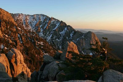 Evening View Of Tahquitz Peak From Camp