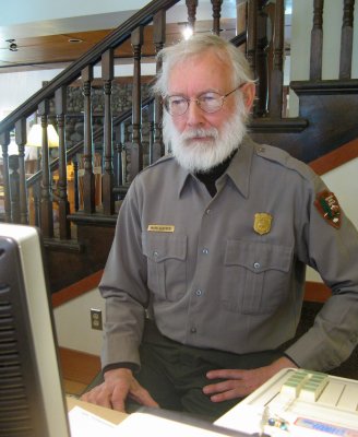 Long Time National Park Ranger  Mark Scherer  Hard A Work In Golden West Lodge