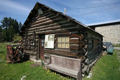 Cabin From Iron Creek Along Blewett Pass Moved Here In 1977