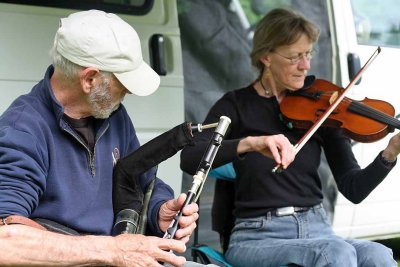 Wally And Linda Playing Irish Folk Music
