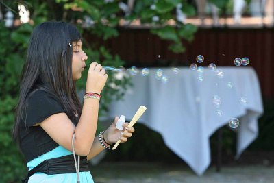 Every Summer Outdoor Wedding Needs Bubbles,,,
