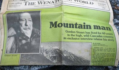 1985 Wenatchee World Newspaper Article On His Life
